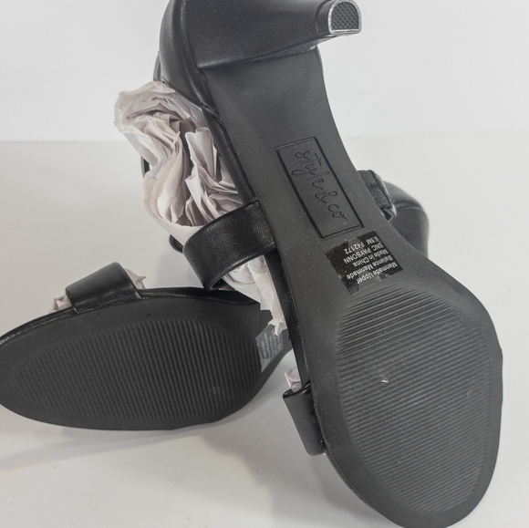 Style & Co Paysonn Dress Sandals Black -9.5 - Picture 8 of 8